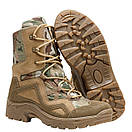 Берці зимові тактичні військові на флісі DESERT мультикам, фото 2