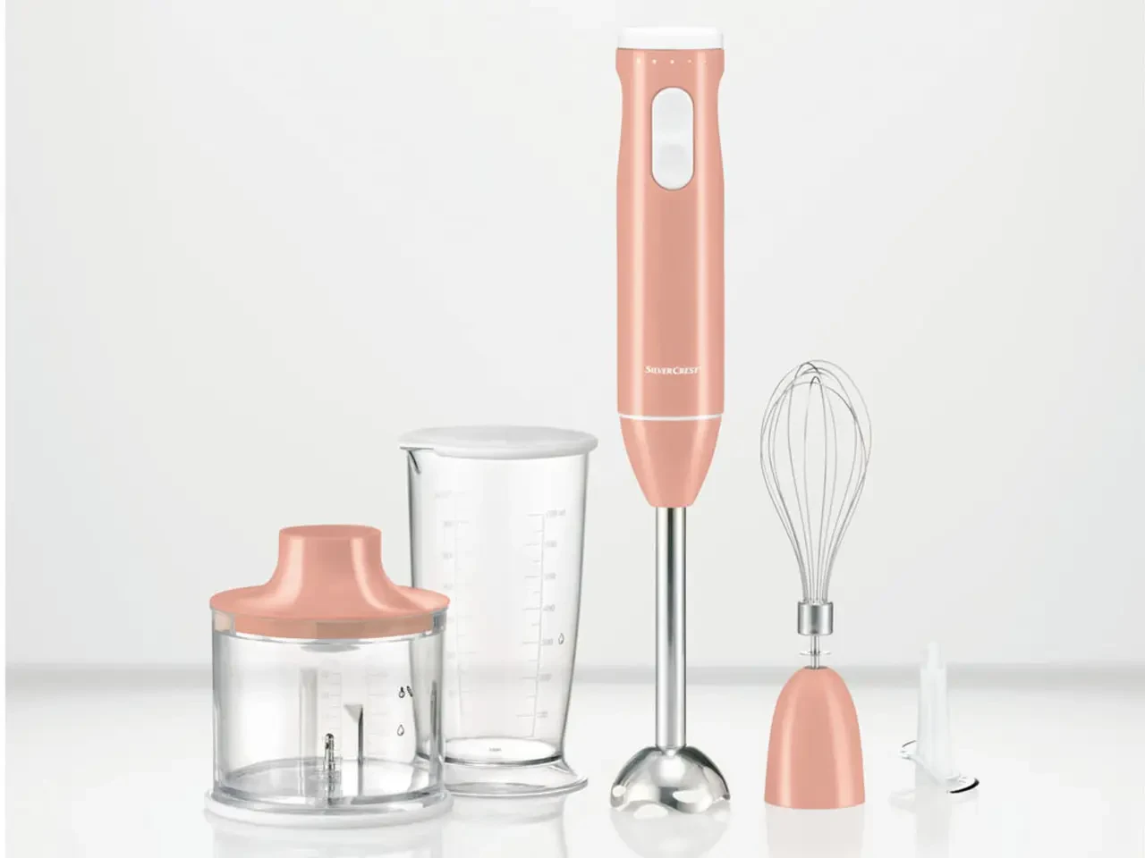 Блендер занурювальний Silver Crest SSMS 600 D3 pink 3 в 1