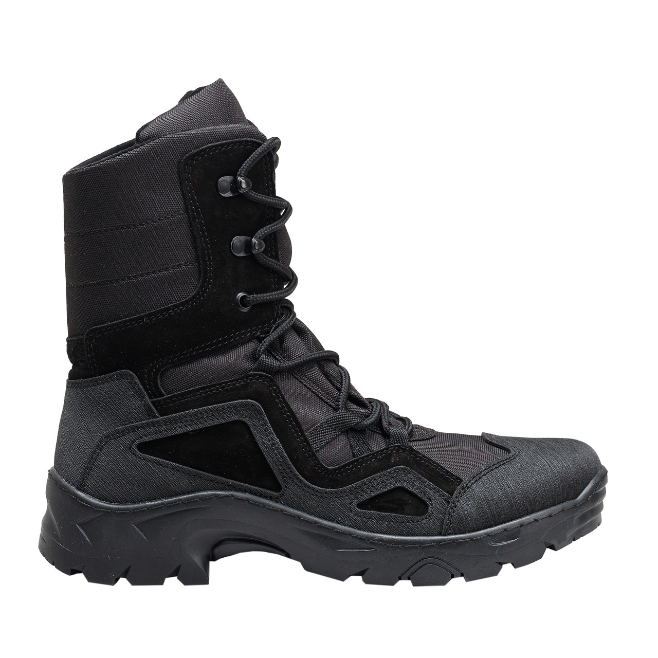 Берці зимові тактичні військові на флісі DESERT чорні, фото 1
