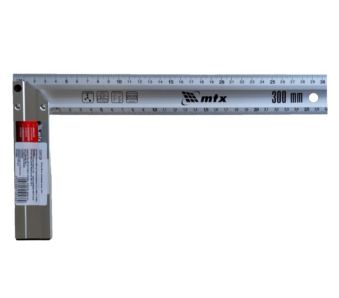 Косинець алюмінієвий литий, 300 мм "МТХ"