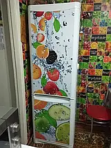 Самофіксуюча наклейка на холодильник магнітна, 180 х 60 см, Лицева, фото 3