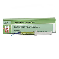 Jen MetroHeCor (Джен МетроГеКор) антимикробный гель для инфицированых каналов, шпр. 2мл