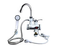 Проточний водонагрівач Deliman з душем та краном миттєвого нагріву води Бойлер нагрівач, фото 3