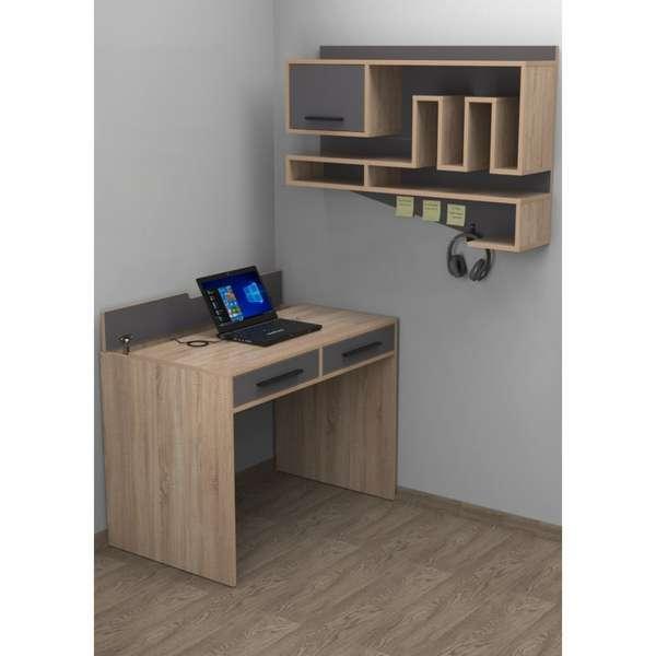 Купить Небольшой Компьютерный стол 100см Стиль-3 с полками, цена 7060 ...