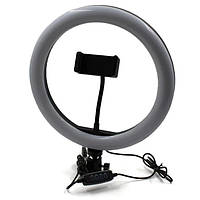 Лампа кільцева світлодіодна USB Ring Light 7305, 26 см