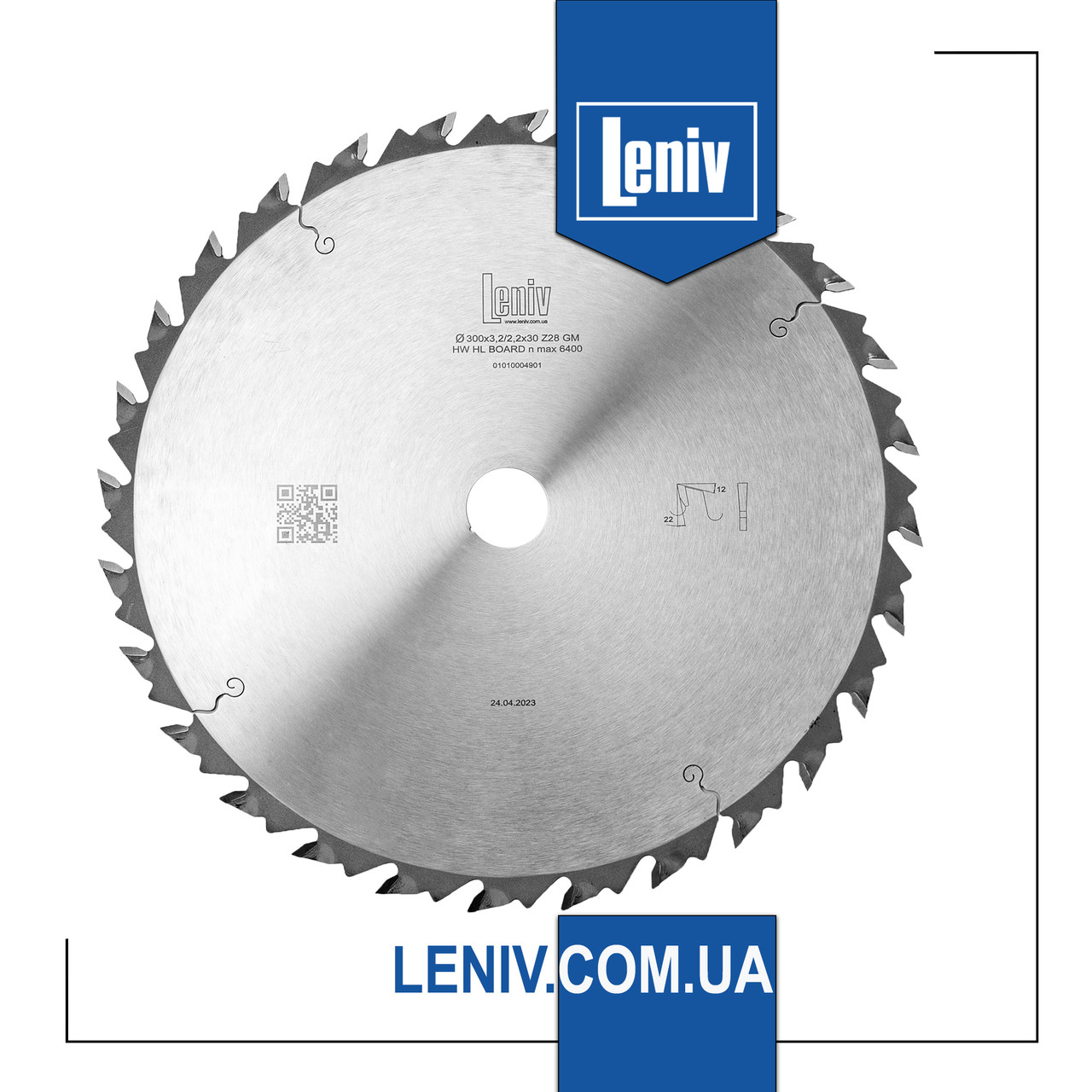 Пильний диск по дереву Leniv D184 z40 з твердосплавним зубом тонкий пропил для твердих і м'яких порід деревини