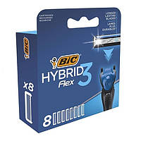 Змінні касети до станка BIC Flex 3 Hybrid 8 шт.