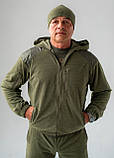 Кофта з капюшоном чоловіча (хакі) 52, фото 4
