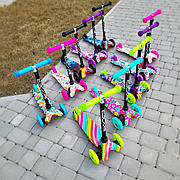 Дитячий самокат триколісний MINI зі світлом коліс