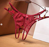 Трусики з відкритим доступом Sexy (р. S-L, бордо)
