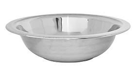 Миска глибока з нержавіючої сталі Ø 22 см h=6 см (Basin) GTS0905
