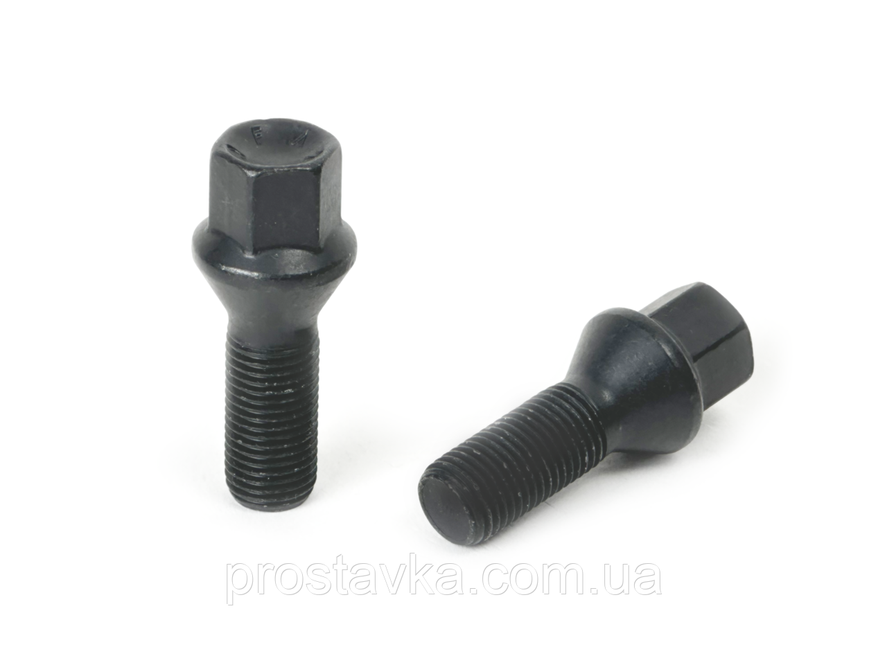 Болт FARAD ⁇ Болт М14*1,5*30 мм Конус Чорний Цинк ключ 17, фото 1