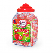 Льодяники на паличці з жувальною гумкою Gum Pop Srawberry Argo, 18 г х100 шт.