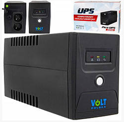 Джерело безперебійного живлення UPS Volt Polska 800 VA 480 W UPS