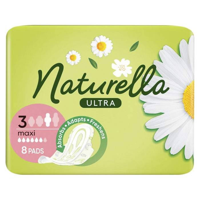 Жіночі гігієнічні прокладки Naturella Ultra Ромашка розмір 3 6 крапель 8 шт