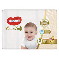 Подгузники Huggies Elite Soft 3 детские 5-9 кг 40 шт