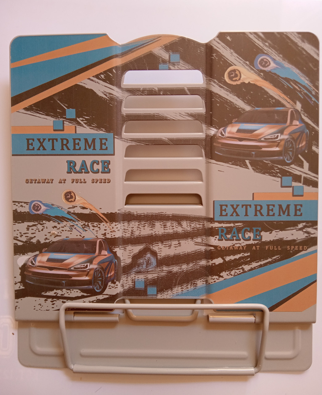 Підставка для книг металева Extreme rase 22*20 см для хлопчика