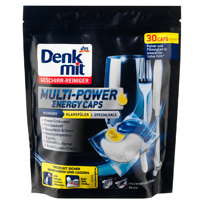 Капсули для посудомийки Denkmit Multi-Power Energy 30 шт