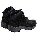 Зимові тактичні черевики, тактичне взуття на флісі DESERT Чорні, фото 4