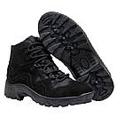 Зимові тактичні черевики, тактичне взуття на флісі DESERT Чорні, фото 3