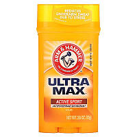 Arm & Hammer UltraMax твердый дезодорант-антиперспирант для мужчин, аромат «Active Sport». 73 г
