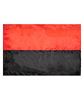 Прапор 150см*90см "УПА червоно-чорний", атласний