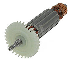 Якір болгарки Makita GA5030 GA4530 Зеніт ЗУШ 125/900 профі (160 * 29,5 різьблення 6мм) аналог 517649-4, фото 4