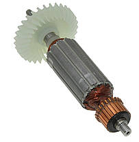 Якір болгарки Makita GA5030 GA4530 Зеніт ЗУШ 125/900 профі (160 * 29,5 різьблення 6мм) аналог 517649-4, фото 5