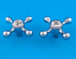 Маховик-хрест для змішувача під квадрат (Пара)