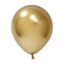 Латексна кулька хром золотий Н22 18" Balonevi