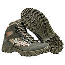 Зимові тактичні черевики, тактичне взуття на флісі Торнадо Олива Мультикам, фото 4