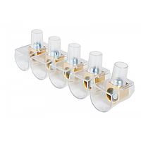 Клема кінцева прозора 16 мм 5 гвинтів