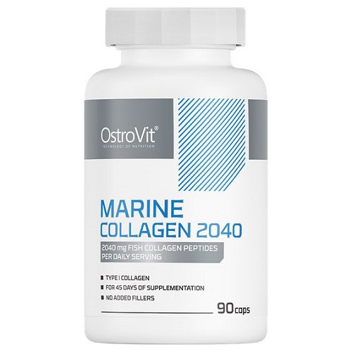 Для суглобів і зв'язок OstroVit Marine Collagen 2040 (90 капсул.)