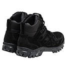 Зимові тактичні черевики, тактичне взуття на флісі Грім Чорні, фото 4
