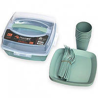 Набір посуду для пікніка SP-180 Ментол