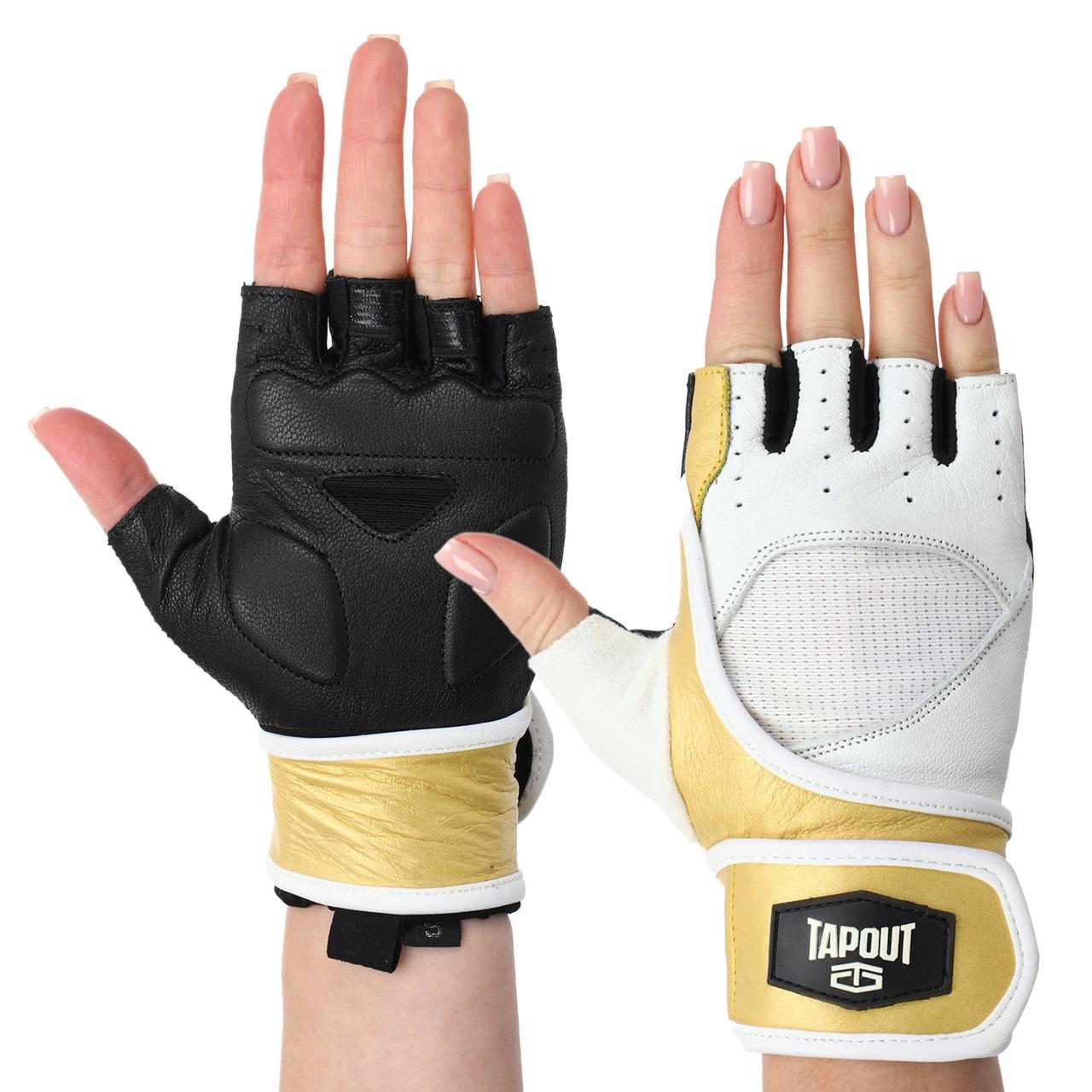 Рукавички для важкої атлетики з напульсником TAPOUT SB168513 (XS-M)
