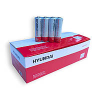 Батарейки Hyundai AA/R6 сольові 60штук Пальчик