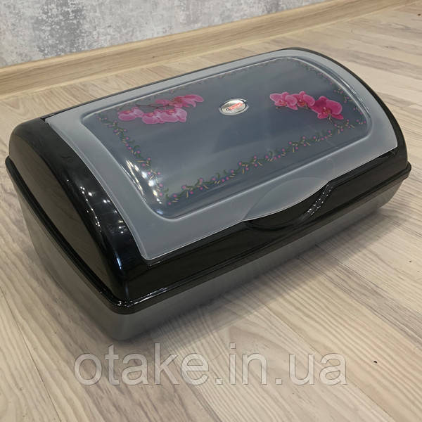 Хлібниця мала Irak Plastik ЕК-220 (Чорна), фото 1