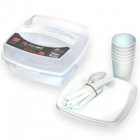 Набір посуду для пікніка SP-180 Білий