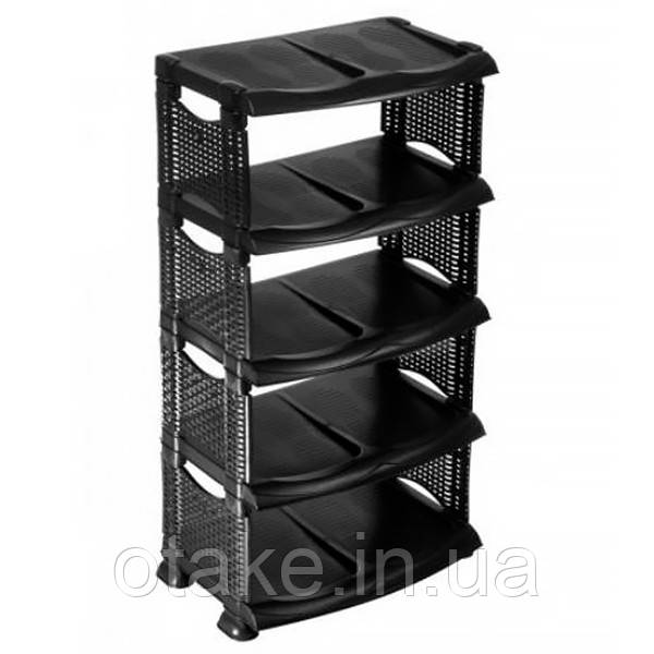 Полиця для взуття 5 ярусів Elif plastics 120