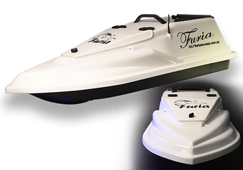 Прикормочний кораблик Фурія Шторм з GPS автопілотом  (V3_3+1) Білий