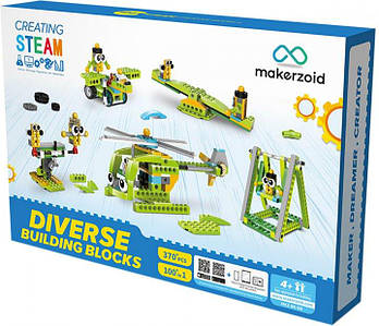 Дитячий конструктор Makerzoid Diverse Building Blocks для хлопчиків та дівчаток