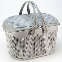 Кошик для пікніка євров'язка Irak Plastik SP-125 Сірий