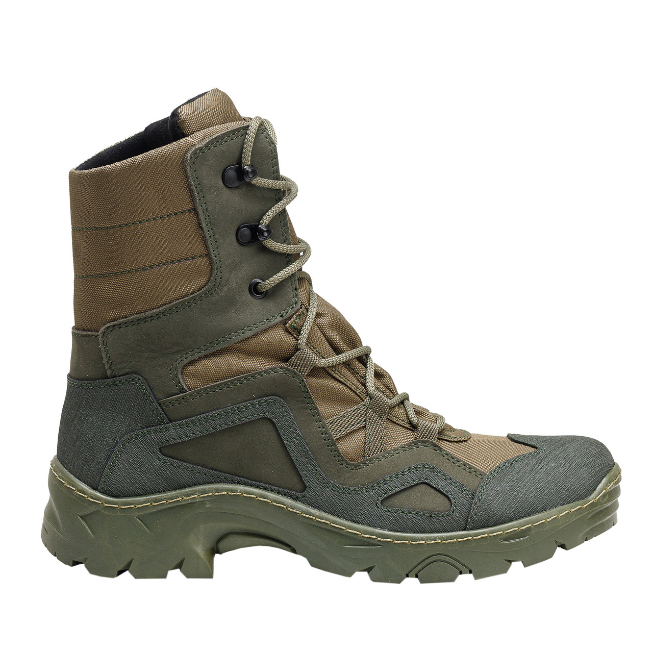 Берці зимові тактичні військові на флісі DESERT олива, фото 1