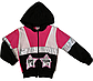 Спортивний костюм дитячий для дівчинки Crm Sport 104, 110, 116 см рожевий з чорним (677), фото 2