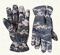 Тактические флисовые перчатки - Пиксель - XL