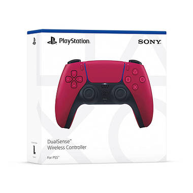 Бездротовий джойстик SONY DUALSENSE PS5 Cosmic Red (червоний), фото 3