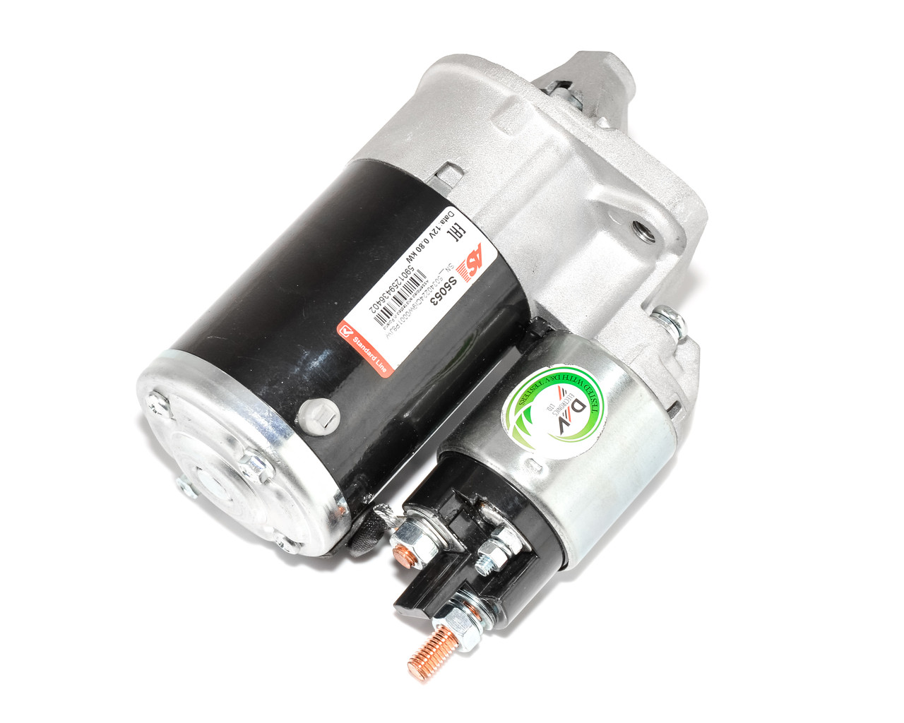 Стартер (0.8кВт 8z) на Renault Logan I 2004->2012 1.6 - AS-PL - S5053, фото 1