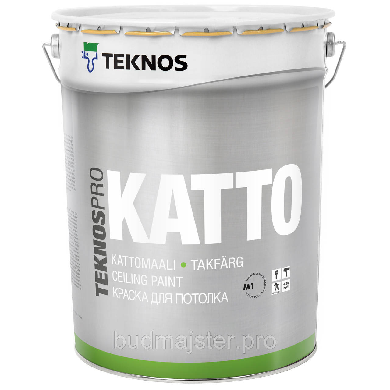 Фарба TEKNOSPRO KATTO WHITE для стелі, 18 л.