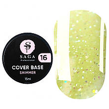 База із шиммером Saga 15 мл №16